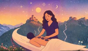 Massage aux pierres chaudes